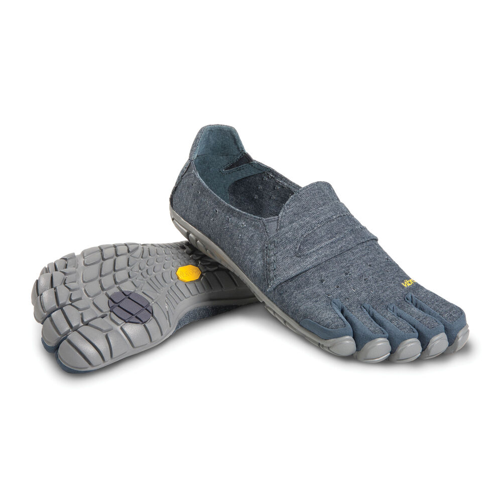 Vibram Fivefingers CVT-Hemp Mens Casual Shoes Navy/Grey Australia (SYV802176)